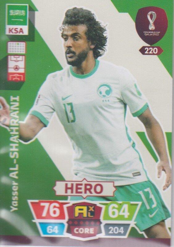 Adrenalyn World Cup 2022 - 220 - Yasser Al-Shahrani (Saudi Arabia) - Heroes