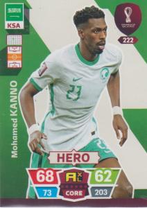 Adrenalyn World Cup 2022 - 222 - Mohamed Kanno (Saudi Arabia) - Heroes