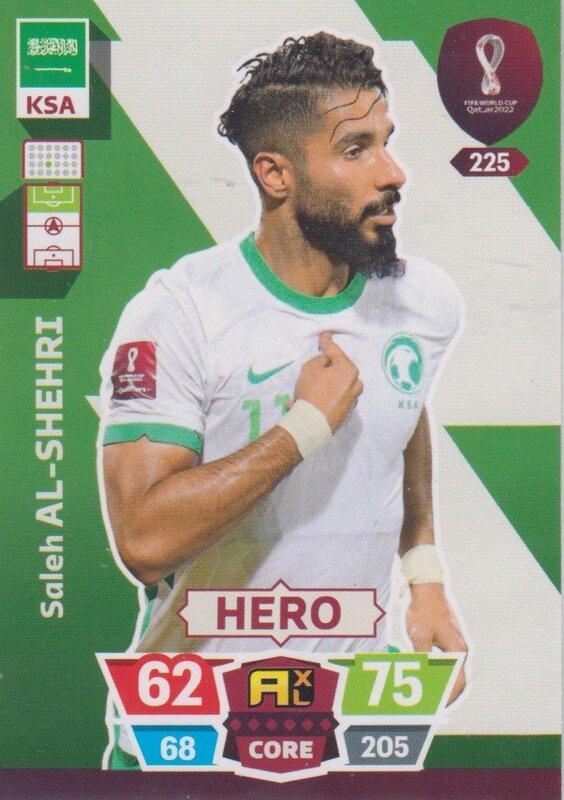 Adrenalyn World Cup 2022 - 225 - Saleh Al-Shehri (Saudi Arabia) - Heroes