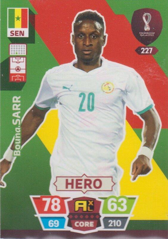 Adrenalyn World Cup 2022 - 227 - Bouna Sarr (Senegal) - Heroes
