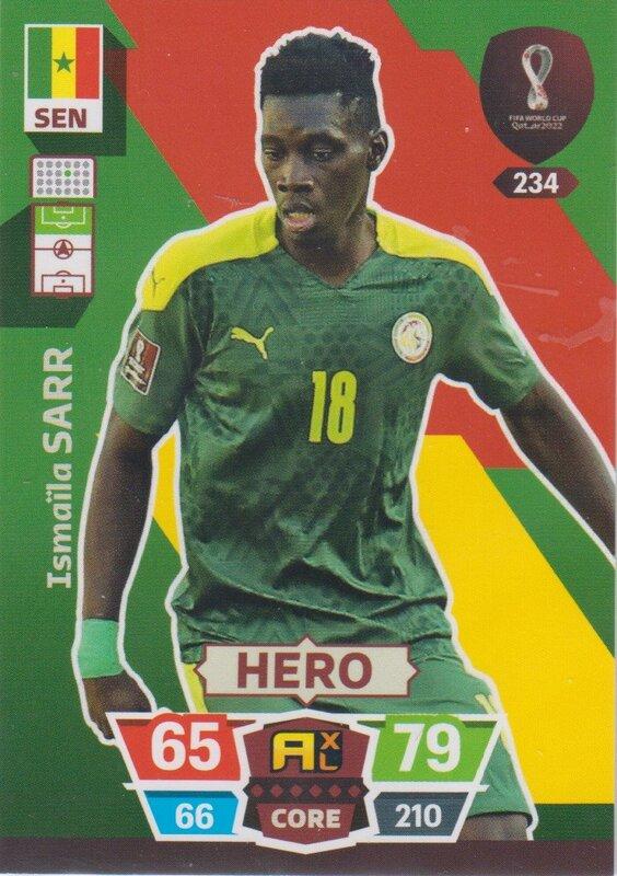 Adrenalyn World Cup 2022 - 234 - Ismaïla Sarr (Senegal) - Heroes