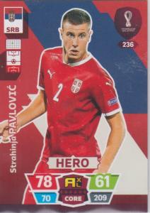 Adrenalyn World Cup 2022 - 236 - Strahinja Pavlović (Serbia) - Heroes