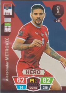 Adrenalyn World Cup 2022 - 241 - Aleksandar Mitrović (Serbia) - Heroes