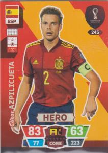 Adrenalyn World Cup 2022 - 245 - César Azpilicueta (Spain) - Heroes