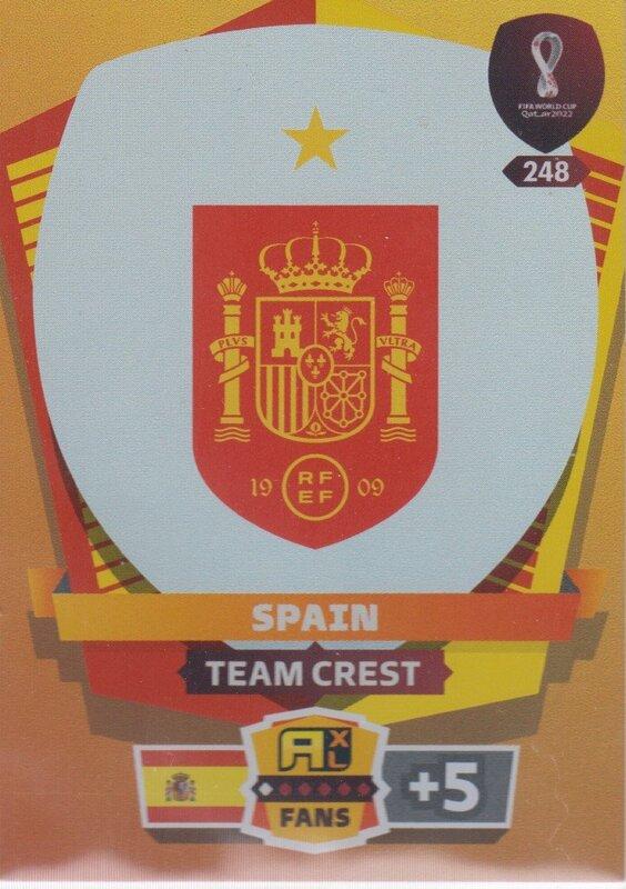 Adrenalyn World Cup 2022 - 248 - Team Crest (Spain) - Team Crests