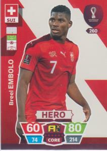 Adrenalyn World Cup 2022 - 260 - Breel Embolo (Switzerland) - Heroes