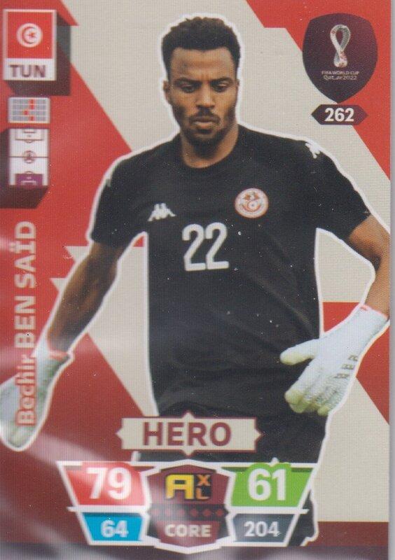 Adrenalyn World Cup 2022 - 262 - Bechir Ben Saïd (Tunisia) - Heroes