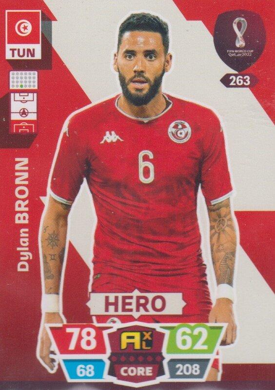 Adrenalyn World Cup 2022 - 263 - Dylan Bronn (Tunisia) - Heroes