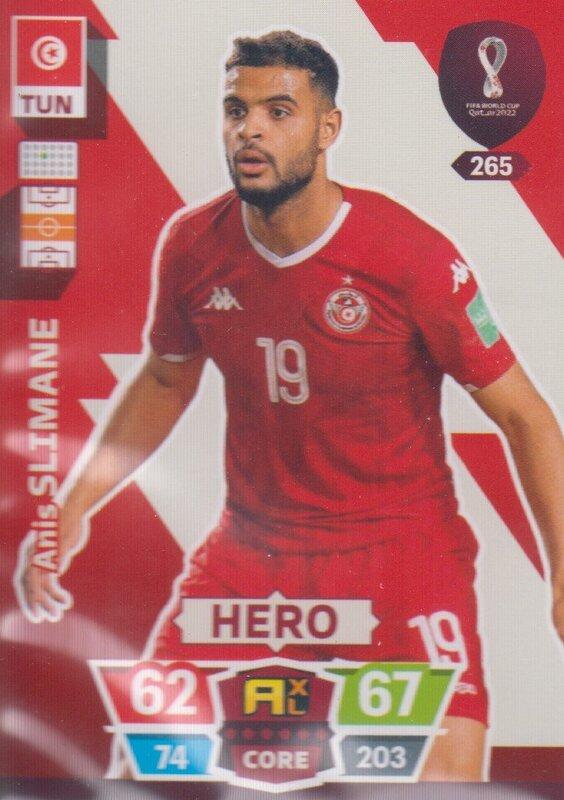 Adrenalyn World Cup 2022 - 265 - Anis Slimane (Tunisia) - Heroes
