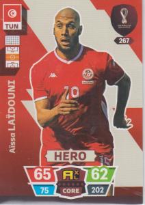 Adrenalyn World Cup 2022 - 267 - Aïssa Laïdouni (Tunisia) - Heroes