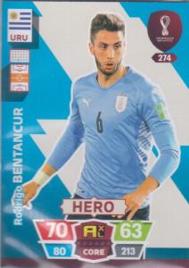 Adrenalyn World Cup 2022 - 274 - Rodrigo Bentancur (Uruguay) - Heroes