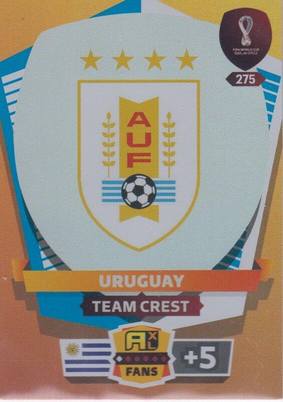 Adrenalyn World Cup 2022 - 275 - Team Crest (Uruguay) - Team Crests