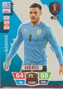 Adrenalyn World Cup 2022 - 276 - Nahitan Nández (Uruguay) - Heroes