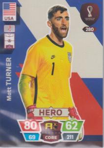 Adrenalyn World Cup 2022 - 280 - Matt Turner (USA) - Heroes