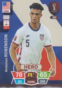 Adrenalyn World Cup 2022 - 281 - Antonee Robinson (USA) - Heroes
