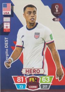 Adrenalyn World Cup 2022 - 282 - Sergiño Dest (USA) - Heroes