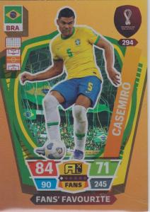 Adrenalyn World Cup 2022 - 294 - Casemiro (Brasil) - Fans’ Favourites