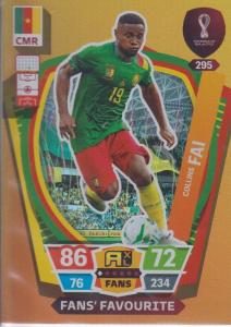Adrenalyn World Cup 2022 - 295 - Collins Fai (Cameroon) - Fans’ Favourites