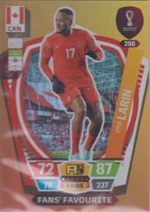 Adrenalyn World Cup 2022 - 298 - Cyle Larin (Canada) - Fans’ Favourites