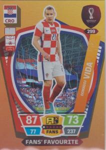 Adrenalyn World Cup 2022 - 299 - Domagoj Vida (Croatia) - Fans’ Favourites