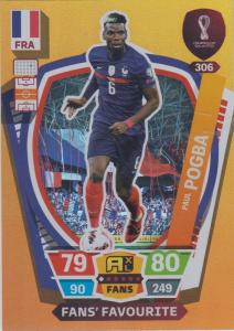 Adrenalyn World Cup 2022 - 306 - Paul Pogba (France) - Fans’ Favourites