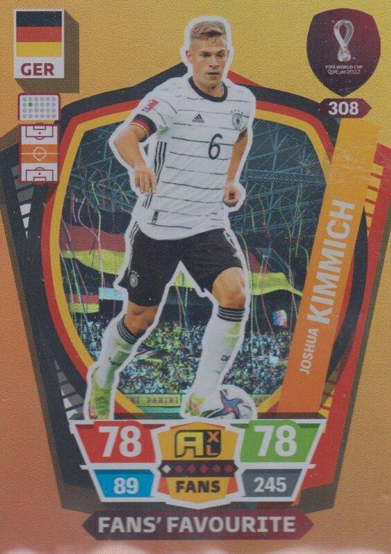 Adrenalyn World Cup 2022 - 308 - Joshua Kimmich (Germany) - Fans’ Favourites
