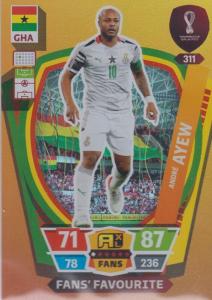 Adrenalyn World Cup 2022 - 311 - André Ayew (Ghana) - Fans’ Favourites