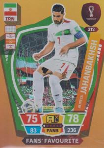 Adrenalyn World Cup 2022 - 312 - Alireza Jahanbakhsh (Iran) - Fans’ Favourites