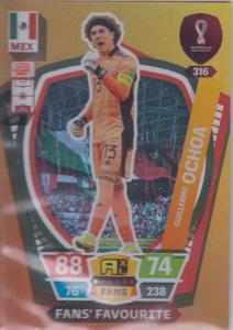 Adrenalyn World Cup 2022 - 316 - Guillermo Ochoa (Mexico) - Fans’ Favourites