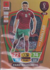 Adrenalyn World Cup 2022 - 319 - Selim Amallah (Morocco) - Fans’ Favourites