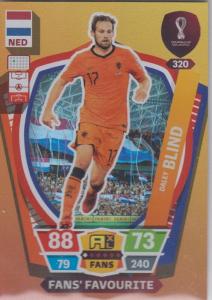Adrenalyn World Cup 2022 - 320 - Daley Blind (Netherlands) - Fans’ Favourites