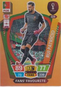 Adrenalyn World Cup 2022 - 324 - Rui Patrício (Portugal) - Fans’ Favourites