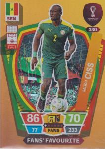Adrenalyn World Cup 2022 - 330 - Saliou Ciss (Senegal) - Fans’ Favourites