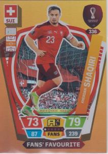 Adrenalyn World Cup 2022 - 336 - Xherdan Shaqiri (Switzerland) - Fans’ Favourites