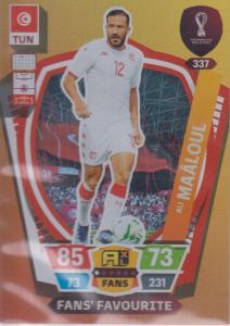 Adrenalyn World Cup 2022 - 337 - Ali Maâloul (Tunisia) - Fans’ Favourites