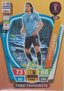 Adrenalyn World Cup 2022 - 339 - Edinson Cavani (Uruguay) - Fans’ Favourites