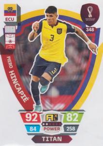 Adrenalyn World Cup 2022 - 348 - Piero Hincapié (Ecuador) - Titans