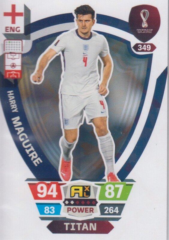 Adrenalyn World Cup 2022 - 349 - Harry Maguire (England) - Titans