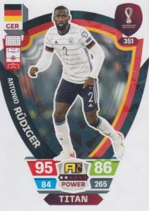 Adrenalyn World Cup 2022 - 351 - Antonio Rüdiger (Germany) - Titans