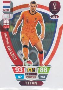 Adrenalyn World Cup 2022 - 354 - Matthijs de Ligt (Netherlands) - Titans