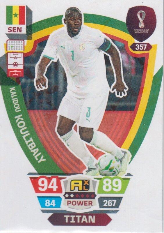 Adrenalyn World Cup 2022 - 357 - Kalidou Koulibaly (Senegal) - Titans