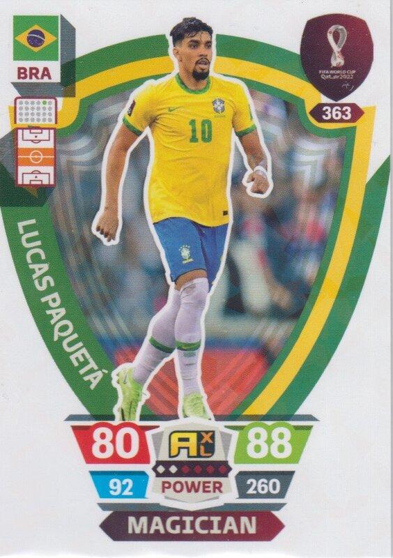 Adrenalyn World Cup 2022 - 363 - Lucas Paquetá (Brasil) - Magician