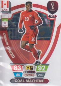 Adrenalyn World Cup 2022 - 382 - Jonathan David (Canada) - Goal Machines