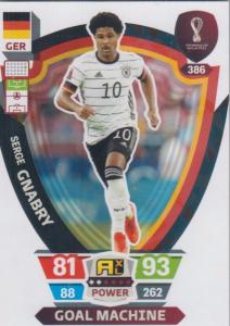 Adrenalyn World Cup 2022 - 386 - Serge Gnabry (Germany) - Goal Machines