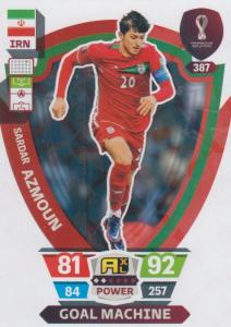 Adrenalyn World Cup 2022 - 387 - Sardar Azmoun (Iran) - Goal Machines