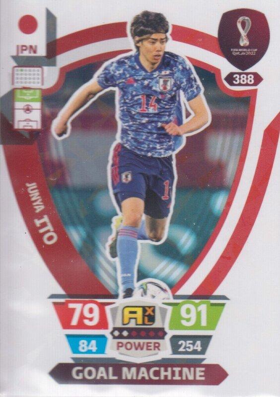Adrenalyn World Cup 2022 - 388 - Junya Ito (Japan) - Goal Machines