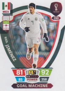 Adrenalyn World Cup 2022 - 390 - Raúl Jiménez (Mexico) - Goal Machines