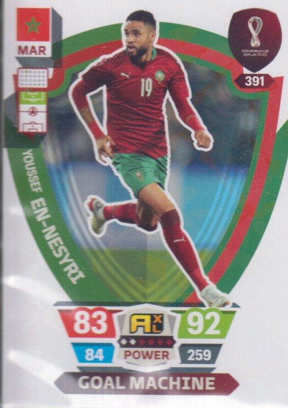 Adrenalyn World Cup 2022 - 391 - Youssef En-Nesyri (Marocco) - Goal Machines
