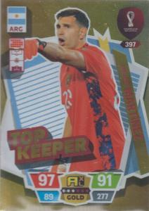 Adrenalyn World Cup 2022 - 397 - Emiliano Martínez (Argentina) - Top Keeper