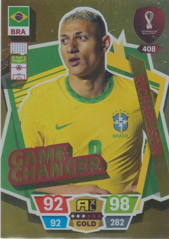 Adrenalyn World Cup 2022 - 408 - Richarlison (Brazil) - Game Changer